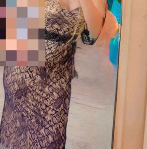 Elegant Lace Beaded Dress