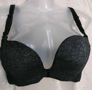 Sparkling Black Bra 💙