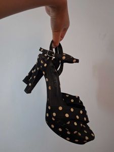 Staccato Polka Dot Heels