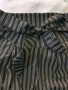 Chic Striped Palazzo Pants