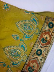 Elegant Lehenga (Silk Paavadai set) for Girls