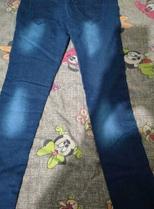 Embellished Blue Denim Jeans