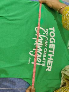 Green Graphic T-Shirt - Together We Can Create Cha