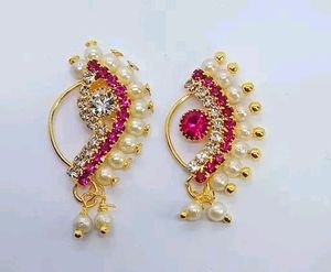 Beautiful Press Nath Nose Ring Combo Of 2