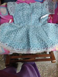 Baby Blue Lace Dress