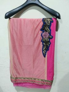 Saree With Beautiful Colours 💗