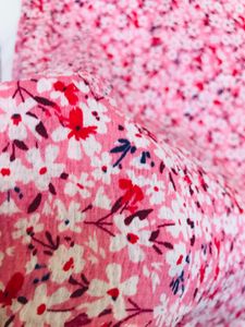 Pink Floral Kurta Set
