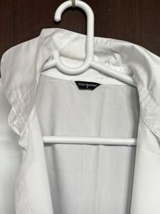 Classic White Button-Down Shirt