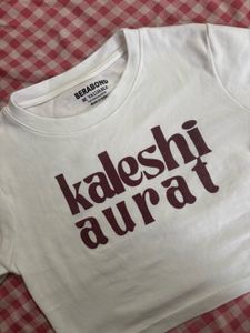 TRENDY "Kaleshi Aurat" crop top