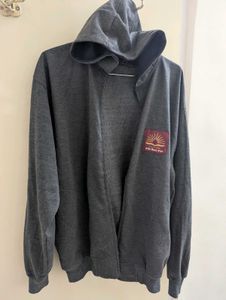Men's Grey Hoodie winter wear