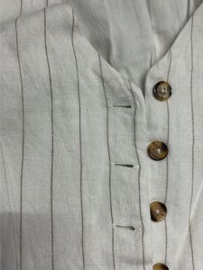Pinstripe Cropped Vest