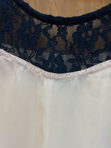 Elegant Black Lace Trim Top