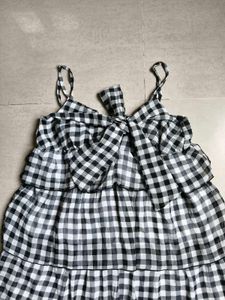 Gingham Tiered Top
