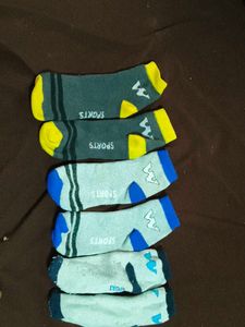 Sports Socks Bundle (6 Pairs)
