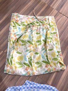 Boho Floral Print Plazo