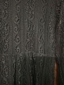 Elegant Black Lace Dress