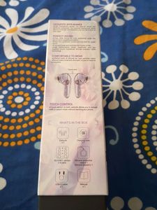 T8 Crystal BT earbuds, alfalfa purple