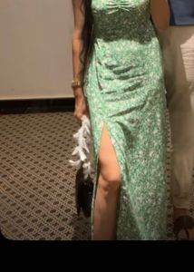 zara printed corsetry inspired Dress
