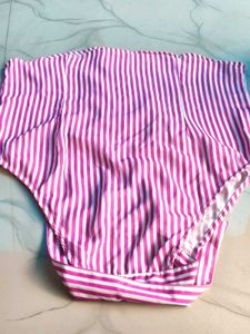 Pink Striped Halter Top