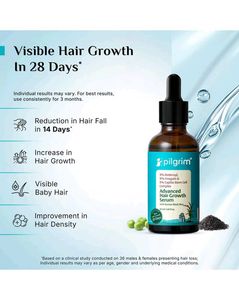 Pilgrim Advanced Hair Growth Serum – 50ml | 3% Red