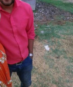 Red Button-Down Shirt