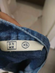 Sleeveless Denim Shirt Dress