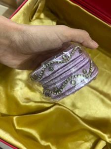 Beautiful Lavender Silk Bangles
