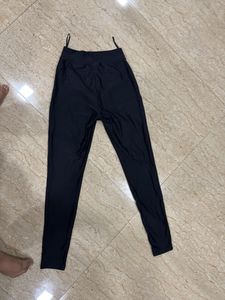 Stylish Black Ripped Leggings