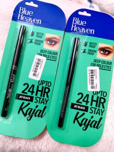 Blue Heaven 24 Hr Stay Kajal Black Waterproof | Lo