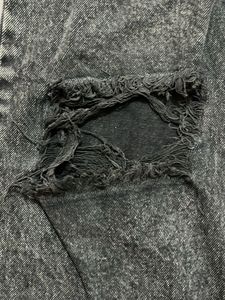 Distressed Wide Leg Jeans