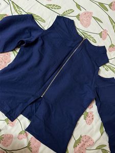 Navy Blue Graphic T-Shirt
