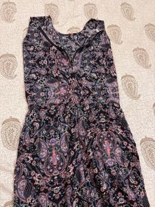 Boho Paisley Print Jumpsuit