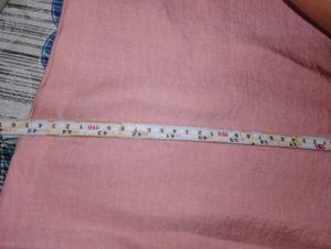 Peach Button-Down Top