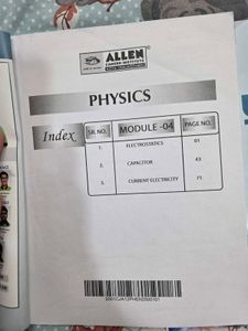 Allen Physics JEE Main+Advanced Books 4, 5, 6