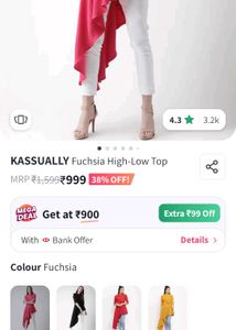 🦩Stylish Fuchsia Pink Branded Dress🦩