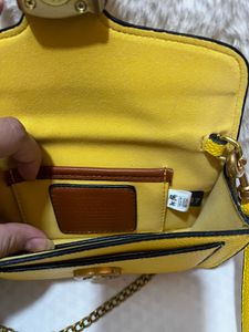 Coach Vibrant Yellow Crossbody Bag