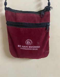 Embroidered Peacock Sling Bag