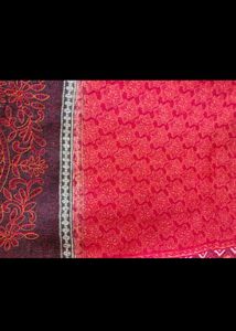 new unused Beautiful Red  Saree with blouse pc