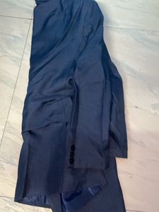 Men's Dark Blue blazer With Tie 3pis