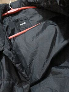 Vintage Black Longline Puffer Coat