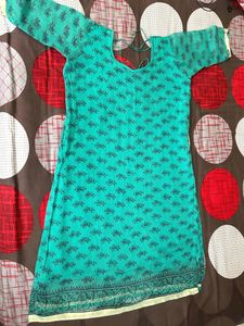 Kotadoria  Sea Green Kurti