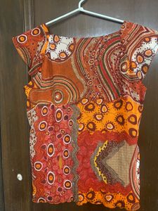 Bohemian Print Embellished Top