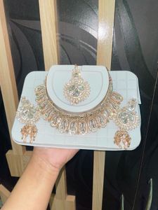 White stone Jewelry Set✨