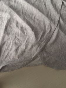 Grey Textured Long Sleeve Top