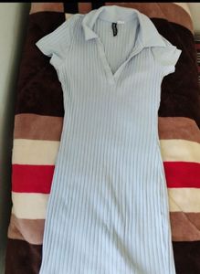SALE🍒H&amp;M Cute Light Blue Mini Dress