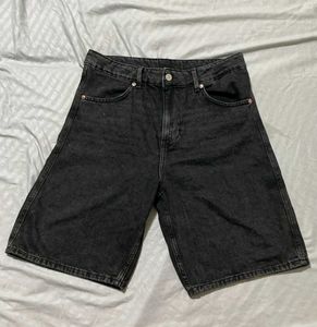 H&M Orginal Women's Black Denim Shorts