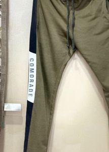 Stylish Olive Green Track Pants