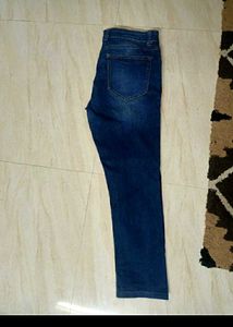 Mens Rev's Blue Torn stretchable Jeans