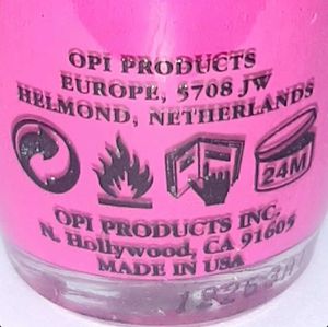 Authentic OPI Nail Polish Lacquer - Pink Flamingo