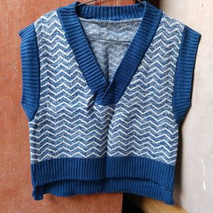 Chic Chevron Knit Vest